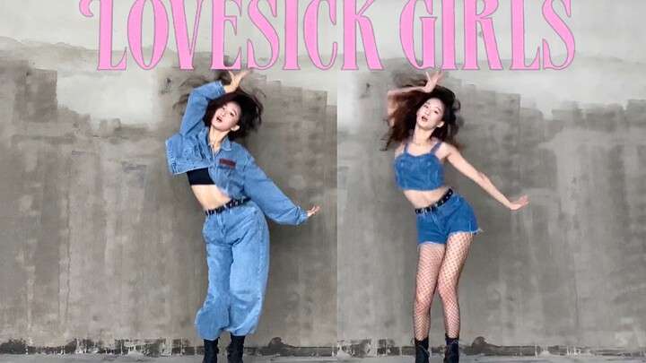 【Qiuyu】Berdandan sekali klik + cover Lovesick Girls-BLACKPINK yang sangat akurat yang dicover oleh C