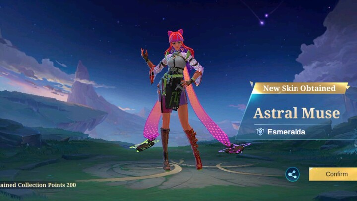Astral muse-Esmeralda skin