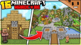 Transforming This ENTIRE VILLAGE in Minecraft Hardcore (#16)