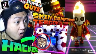 3D SKIN GABUNGAN STUMBLE GUYS! GOKIL BANGET, DAN ADA HACKER MAP BARU BLOCK SOCCER? #awreact