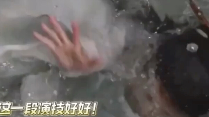A slender, frail wrist is gripped by a hand with prominent knuckles and bulging veins—Wen Xiaobao’s 