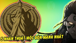 Top 5 Nhẫn Thuật Mộc Độn Mạnh Nhất Của Hokage Đệ Nhất Senju Hashirama Trong Anime Naruto