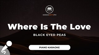 Where Is The Love - Black Eyed Peas (Short Piano Karaoke)