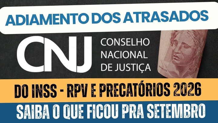 RPV - PRECATÓRIOS 2026 -O QUE VAI FICAR DE AGOSTO PRA SETEMBRO DE 2026 EM AÇÕES