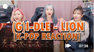 韩国人观看(G)I-DLE《LION》QUEENDOM总决赛LIVE的reaction视频