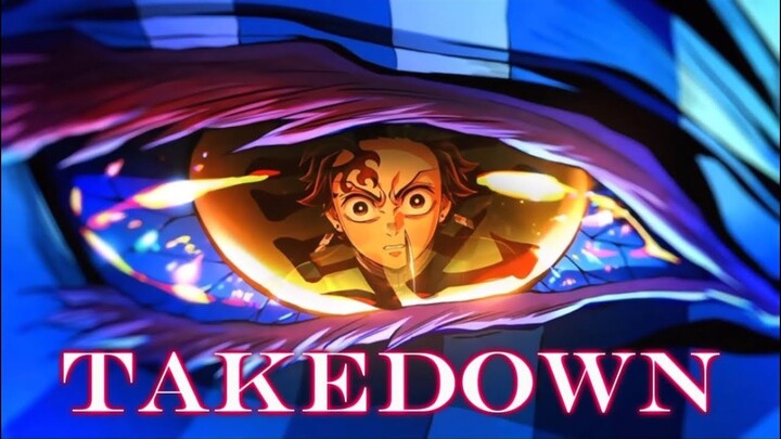 Demon Slayer  Takedown  K-pop Demon Hunters  AMV