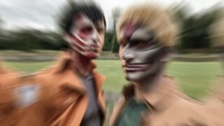 Attack on Titan, Tuhan memulihkan cosplaynya, mudah sekali untuk memulihkannya