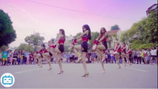 MỸ NHÂN NHẢY TRÊN PHỐ MANG CHỦNG #dancevip