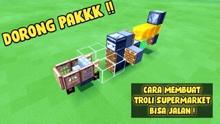 Minecraft Tutorial: Cara Membuat Troli Supermarket Bisa Jalan