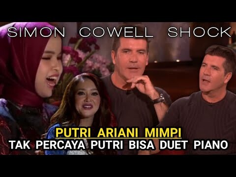 SIMON COWELL TAK PERCAYA❗PUTRI ARIANI BISA DUET MAIN PIANO SAMBIL NYANYI (SUB INDO)