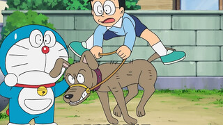 Doremon: Nobita dùng Doremon làm thú cưỡi để tập cưỡi ngựa