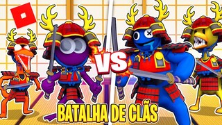 Batalha de Clãs dos Rainbow Friends no Roblox ⚔️