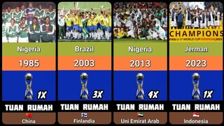 Daftar Juara Piala Dunia U-17 Dari Tahun Ke Tahun(1985 - 2023) Terbaru Ada Jerman