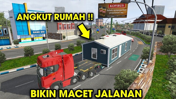 Ga Muat Di Jalan !! Pertama Kalinya Rilis Truck Muatan Rumah di BUSSID Update Terbaru