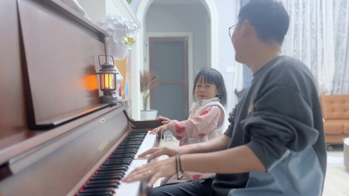 Girls' school father's meeting｜True childhood memories｜My daughter didn't learn to play the piano ve