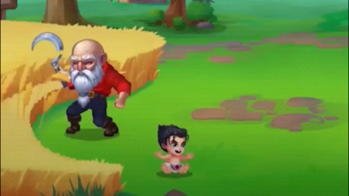 Human-Machine Warrior Old Deng Saves His Son