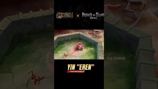 Yin skin Eren | AOT x MLBB #mlbb #mlbbcreatorcamp