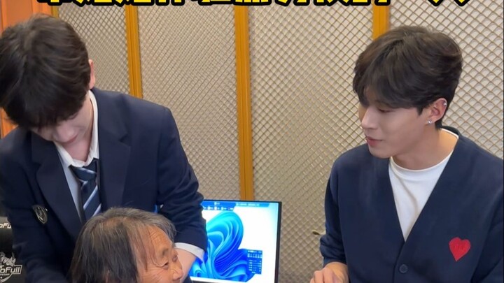 Dẫn bà ngoại trải nghiệm một ngày làm người mẫu nam