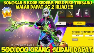 BONGKAR 5 KODE REDEEM FREE FIRE TERBARU HARI INI !! 2021 SEPTEMBER RESMI DARI GARENA FREE FIRE