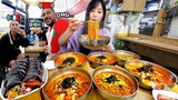 외국인 손님분들이 놀라셨어요🤣 강남역 노포 모퉁이집 라면 먹방