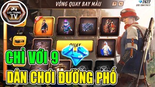 [Garena Free Fire] Chỉ 9 Kim Cương Ra Bộ Đồ Trong Vòng Quay Bay Màu ? | Lưu Trung TV