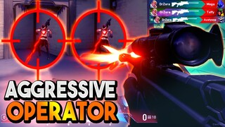 DOMINATING with AGGRESSIVE OPERATOR in Valorant