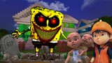 BOBOIBOY DAN UPIN IPIN MENEMUKAN KUBURAN SPONGEBOB HORROR!!