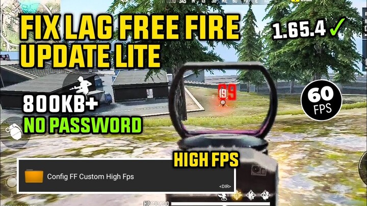 FIX LAG FREE FIRE BARBAR 1.65.4 | CONFIG ANTI PATAH PATAH RAM 2GB FF | CONFIG FF NO LAG TERBARU