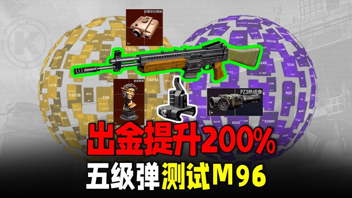 Đột phá Vùng Tối: Bài kiểm tra 995: Siêu khó sử dụng M96, Giá trị may mắn tăng 200%