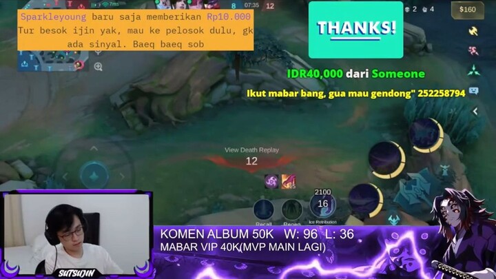 prank streamer pake akun kecil part 2