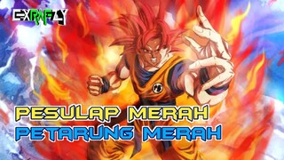 Si Petarung Merah❗Super Saiyan Jin GOD Goku⁉️🤔