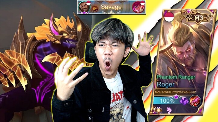 REVIEW SKIN ROGER M3 AUTO SAVAGE KESURUPAN SERIGALA TERAKHIR - Mobile legends