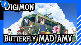 Digimon|【Butterfly】 Winds blow the eyes, and " butterflies" gradually away_1
