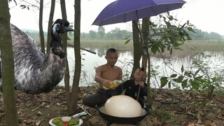 Trứng Thần Điểu Ốp La - Quả Trứng 6 Người Ăn Chưa Chắc Hết