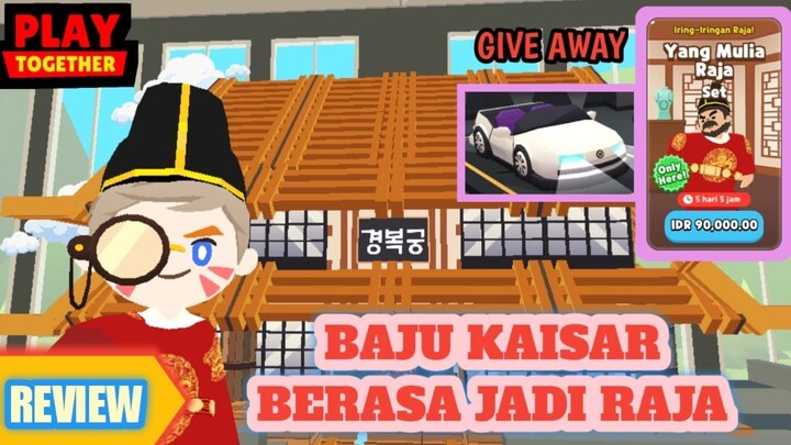 Review Baju Kaisar dan Give Away Mobil Putih dan Aquarium - Play Together Indonesia
