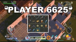 "PLAYER 6625" using unfinished turret to block- Last Day On Earth: Survival