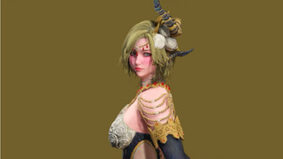 What will happen to the female character of Monster Hunter if she loses weight? (Modified)