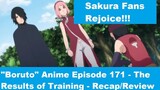"Boruto" Anime Episode 171 - Recap and Review - The Results of Training