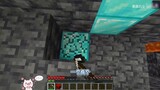 When diamond mines in Minecraft become diamond blocks! The world is full of mineral blocks, how to survive!