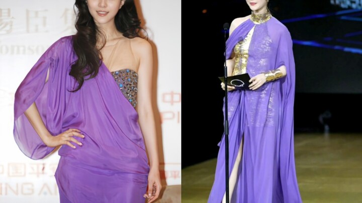 Hóa ra năm ngoái chiếc váy tím xấu xí của Thánh Sê chính là màn tri ân của stylist dành cho tạo hình