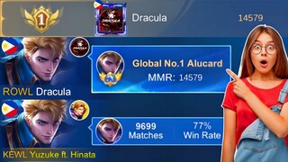 I FINALLY MET BEST ALUCARD IN THE WORLD!! 😱 (TOP 1 GLOBAL ALUCARD! 👑) - DRACULA x YUZUKE! 🔥