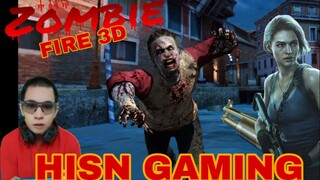 game zombie fire 3D.  zombie piranha sungai kota
