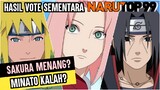 Ha? Sakura Yang Menang? Hasil Sementara Vote Naruto to top 99 | Naruto Anniversary 20 | Anime Naruto