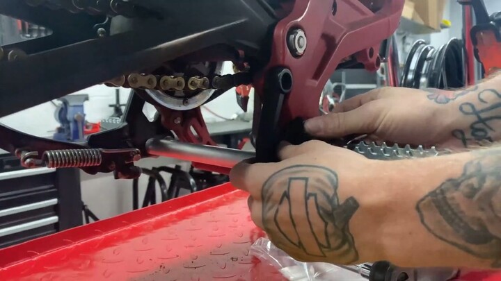 Installing Foot Peg Support Brace For A Sur Ron Or Segway X160_X260