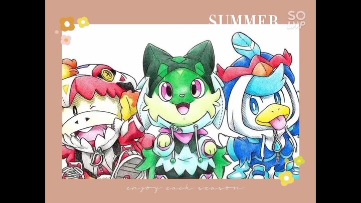 Pokemon wearing cool stuff