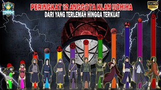 PERINGKAT 12 ANGGOTA KLAN UCHIHA DARI YANG TERLEMAH HINGGA TERKUAT - [NARUTO/BORUTO]