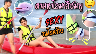ใส่บิกินี่เล่นน้ำ ตามหาโลมาสีชมพูที่ขนอม ( Sexy ) จนโดนถีบ!! Fararim Story