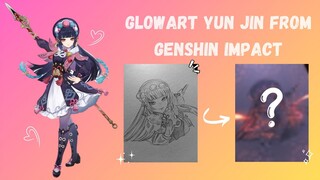 TIMELAPSE Glowart Yun Jin from "Genshin Impact"🏮