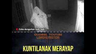 KUNTILANAK MERAYAP DI TEMBOK #shorts