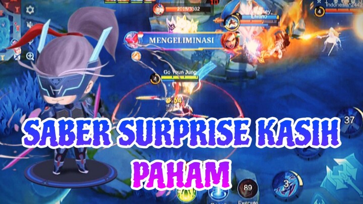 SABER SURPRISE KASIH PAHAM